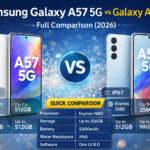 Samsung Galaxy A57 5G vs Galaxy A56 5G