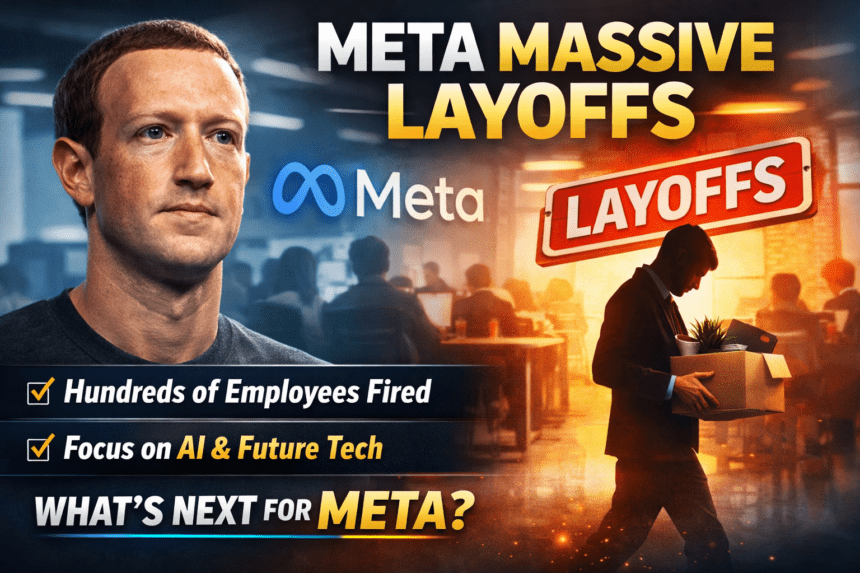 Meta ने सैकड़ों कर्मचारियों को निकाला