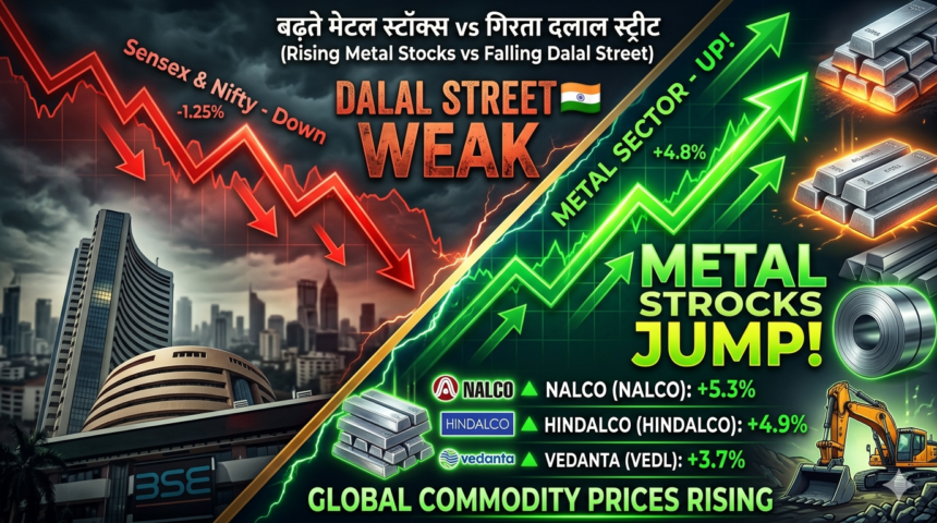 NALCO, Hindalco, Vedanta के शेयर उछले