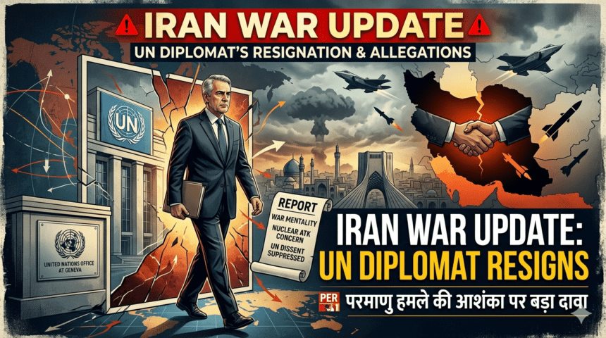 Iran War Update: UN से जुड़े डिप्लोमैट का इस्तीफा