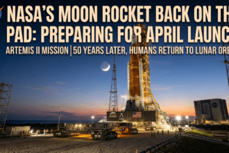 NASA का मून रॉकेट फिर लॉन्च पैड पर