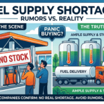 पेट्रोल पंपों पर ‘No Stock’ बोर्ड, पंपों के सूखने से लगी लाइनें