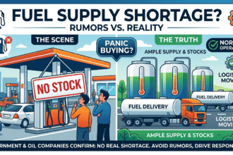 पेट्रोल पंपों पर ‘No Stock’ बोर्ड, पंपों के सूखने से लगी लाइनें