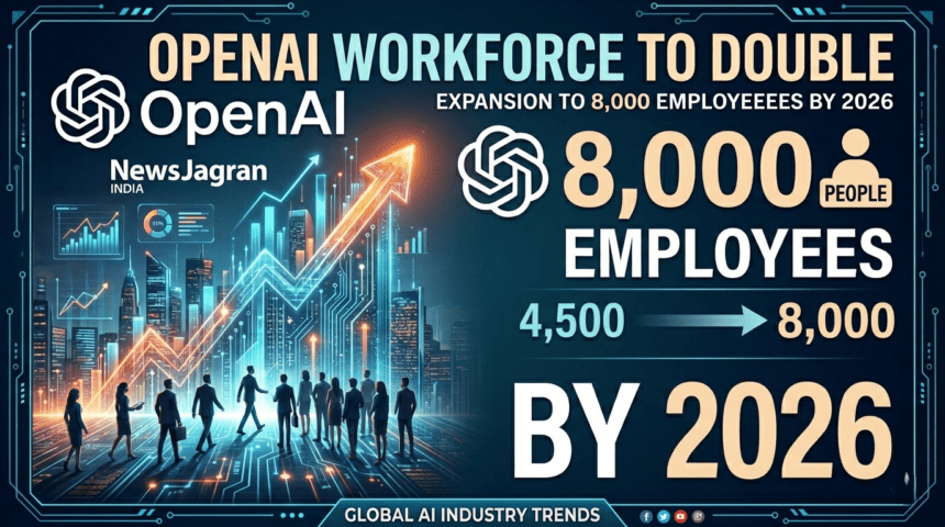 OpenAI 2026 तक 8,000 कर्मचारियों तक पहुँचेगा