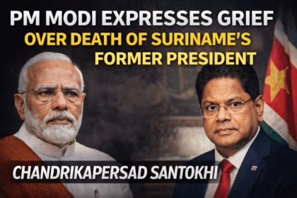 PM मोदी ने सुरिनाम के पूर्व राष्ट्रपति चंद्रिकाप्रसाद संतोकही के निधन पर जताया शोक