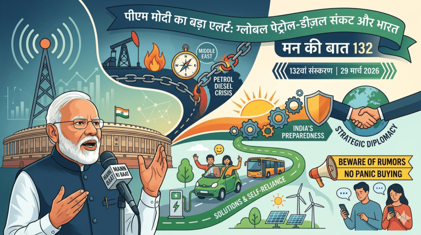 पेट्रोल‑डीज़ल संकट 2026: पीएम मोदी का चेतावनी संदेश