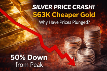 Silver Price Crash: हाई से आधी हुई चांदी, सोना भी ₹63,000 सस्ता – क्या है बड़ा कारण?