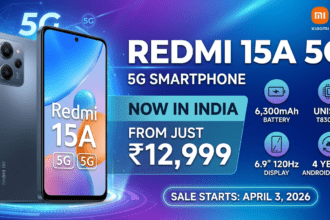 Redmi 15A 5G भारत में लॉन्च