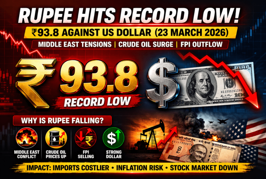 Rupee Hits Record Low