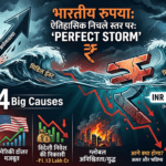 रुपये पर ‘परफेक्ट स्टॉर्म’: क्यों गिर रहा है भारतीय रुपया और क्या होगा असर?