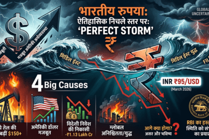 रुपये पर ‘परफेक्ट स्टॉर्म’: क्यों गिर रहा है भारतीय रुपया और क्या होगा असर?