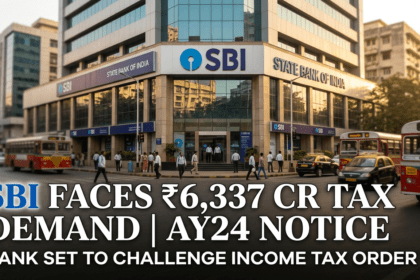 SBI को ₹6,337 करोड़ टैक्स मांग का नोटिस – बैंक चुनौती देगा | SBI Tax Demand AY24