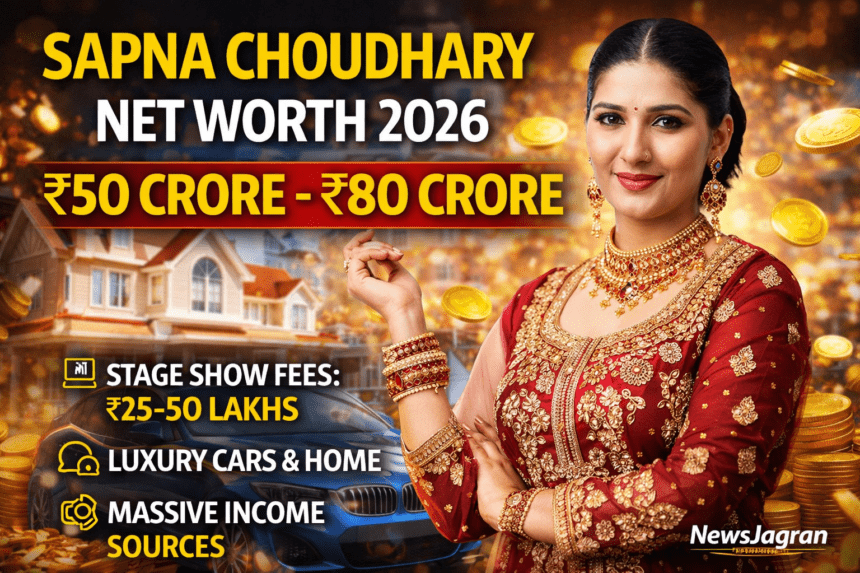 apna Choudhary Net Worth 2026: ₹50–₹80 करोड़ की संपत्ति, स्टेज शो फीस और लग्ज़री लाइफ का पूरा विश्लेषण 📅 Updated: 2026 हरियाणा की “Desi Queen” Sapna Choudhary आज देश की सबसे पॉपुलर स्टेज परफॉर्मर्स में शामिल हैं। अपने दमदार डांस और देसी अंदाज़ से उन्होंने न सिर्फ नाम कमाया बल्कि करोड़ों की संपत्ति भी बनाई है। 💸 Sapna Choudhary Net Worth 2026 💰 कुल नेट वर्थ: ₹50 करोड़ – ₹80 करोड़ (approx.) 📈 लगातार बढ़ती कमाई (शोज + सोशल मीडिया + म्यूजिक) 🎤 भारत की highest-paid stage performers में शामिल 👉 कुछ रिपोर्ट्स के अनुसार उनकी संपत्ति ₹50 करोड़ के आसपास है, जबकि हालिया अनुमान इसे ₹70–₹80 करोड़ तक बताते हैं 🎤 स्टेज शो फीस और कमाई 💃 प्रति स्टेज शो फीस: ₹25 लाख – ₹50 लाख 🎉 छोटे इवेंट: ₹3 लाख तक 📺 टीवी, म्यूजिक वीडियो और लाइव शो से बड़ी कमाई 👉 शुरुआती दिनों में सिर्फ ₹3,100 कमाने वाली सपना आज लाखों-करोड़ों में कमाई करती हैं 📺 कमाई के मुख्य स्रोत ✔️ Live Stage Shows ✔️ Haryanvi Music Videos ✔️ Reality Shows (जैसे Bigg Boss) ✔️ Brand Promotions & Social Media 👉 सोशल मीडिया से भी उन्हें हर साल ₹5–₹7 करोड़ तक की कमाई होती है 🏠 Luxury Lifestyle & Assets 🏡 दिल्ली में आलीशान घर 🚗 कार कलेक्शन: Audi Q7, BMW 7 Series, Fortuner 💎 हाई-एंड लाइफस्टाइल 👉 उनकी लाइफस्टाइल किसी बॉलीवुड स्टार से कम नहीं मानी जाती 📈 करियर ग्रोथ: कैसे बनीं करोड़पति? 🎶 शुरुआत: छोटे स्टेज शोज 🔥 ब्रेकथ्रू: “Teri Aakhya Ka Yo Kajal” 📺 Bigg Boss के बाद nationwide fame 🚀 आज: Pan-India स्टार 👉 उनकी सफलता hard work + consistency + unique style का परिणाम है ⚡ Sapna Choudhary इतनी सफल क्यों हैं? ✔️ Strong fan base (North India + social media) ✔️ Unique desi dance style ✔️ High demand in live events ✔️ Multi-income streams 🧠 Quick Summary Net Worth 2026: ₹50–₹80 करोड़ Stage show fees: ₹25–₹50 लाख कमाई के स्रोत: शो, म्यूजिक, सोशल मीडिया India की top stage performers में शामिल