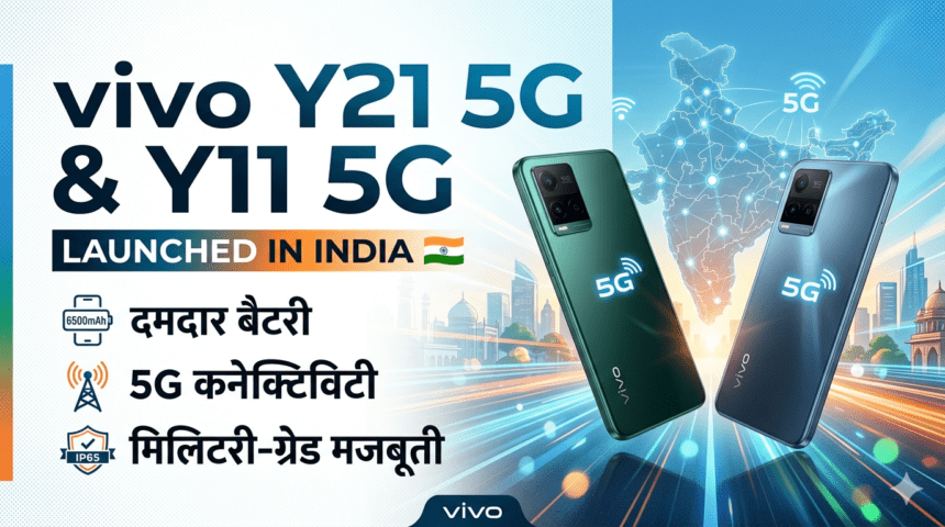 vivo Y21 5G & Y11 5G Launched in India