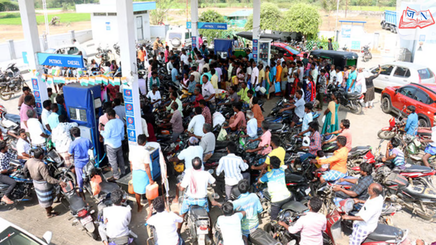 गुजरात में फ्यूल पैनिक