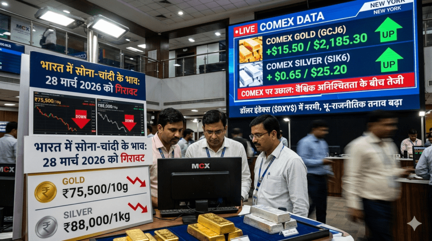 सोना‑चांदी के भाव