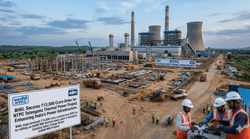BHEL को NTPC से ₹13,500 करोड़ का बड़ा ऑर्डर