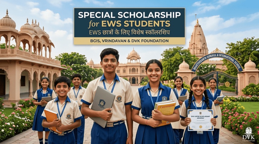 DVK Foundation EWS स्कॉलरशिप 2025–26