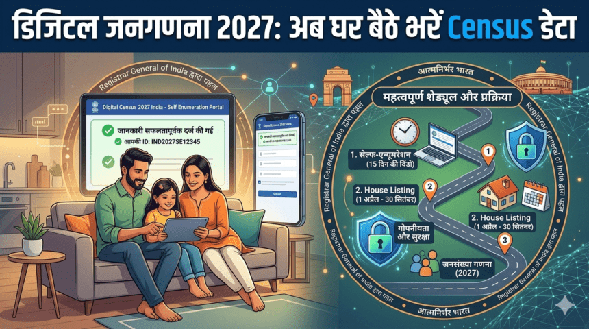 डिजिटल जनगणना 2027 की शुरुआत