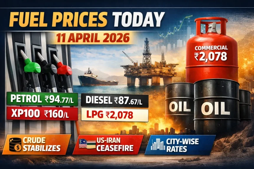fuel-prices-today-11-april-2026-petrol-diesel-rates-india-crude-oil-lpg-prices