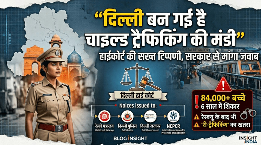 Judges on child trafficking in delhi