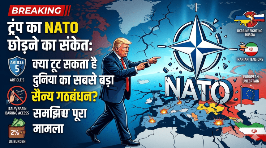 Trump का NATO छोड़ने का संकेत: क्या टूट सकता है दुनिया का सबसे बड़ा सैन्य गठबंधन? समझिए पूरा मामला
