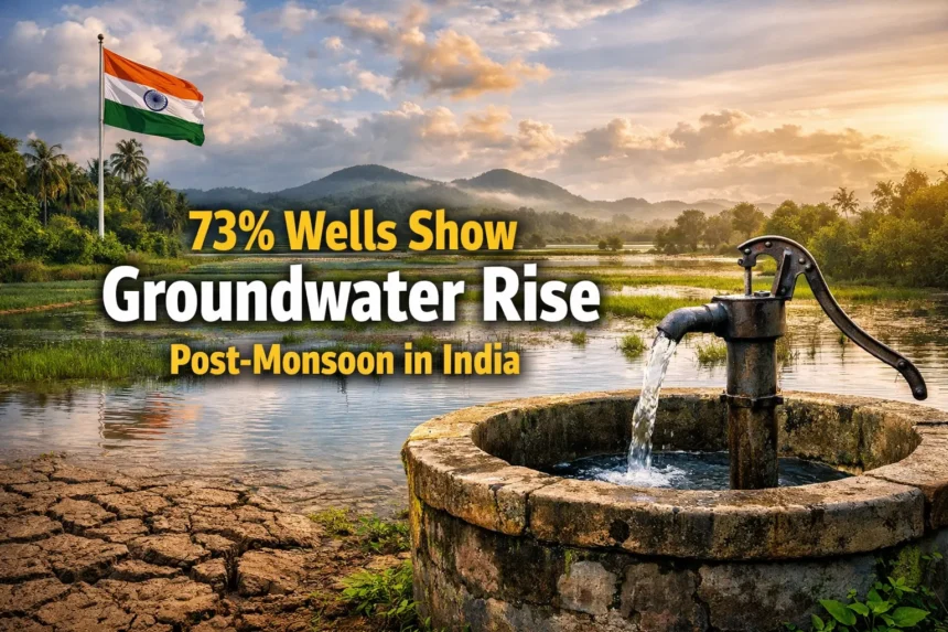 Post-monsoon groundwater levels in India