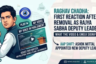 राघव चड्ढा का पहला संदेश राज्यसभा उपनेता पद से हटाए जाने के बाद