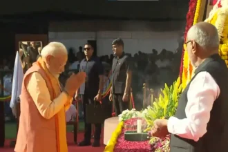 ambedkar-jayanti-2026-modi-radhakrishnan-tribute-parliament-prerna-sthal