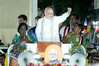 amit-shah-chennai-roadshow-mylapore-kapaleeswarar-temple-dmk-attack-tamil-nadu-election-2026
