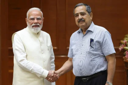 ashok-lahiri-meets-pm-modi-niti-aayog-vice-chairman-appointment-policy-shift-viksit-bharat-hindi