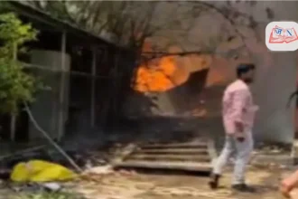bhu-ims-warehouse-fire-varanasi-fire-incident-fire-brigade-control-news