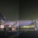 delhi-airport-swiss-flight-incident-passengers-discharged-engine-issue-hindi