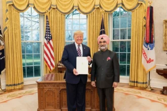 donald-trump-congratulates-taranjit-singh-sandhu-delhi-lg-india-us-relations