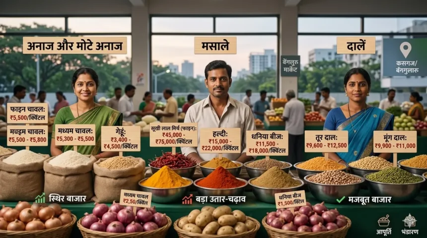 india-commodity-prices-update-april-2026-rice-pulses-spices-market-hindi