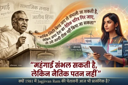 jagjivan ram speech 1981, moral decline india, economic vs moral crisis, indian politics history speech, jagjivan ram quotes, lok sabha speech history india,