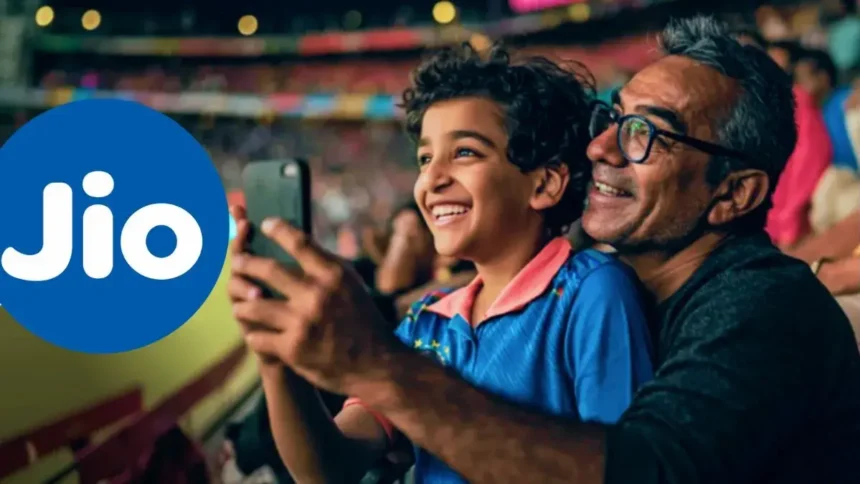 Father and son enjoying a match.