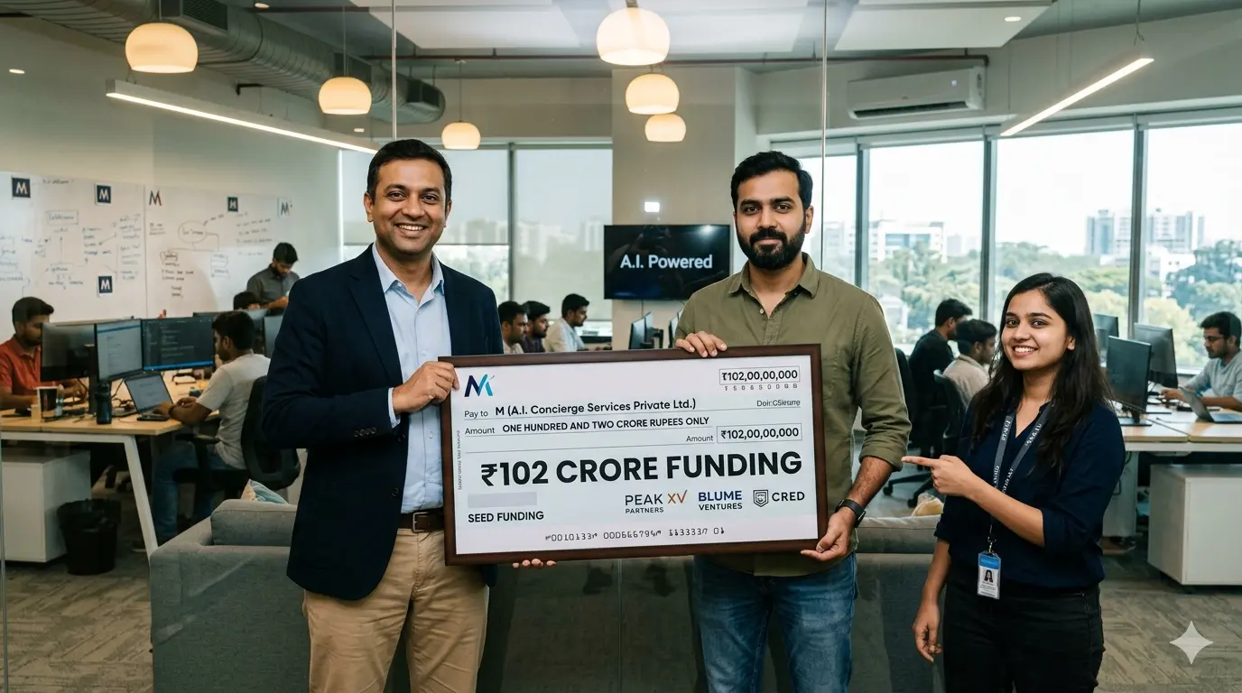 kabeer-biswas-ai-startup-m-funding-102-crore-peak-xv-blume-cred-hindi