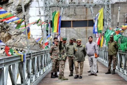 north-sikkim-landslide-bro-adgbr-jitendra-prasad-review-lachen-footbridge-indian-army