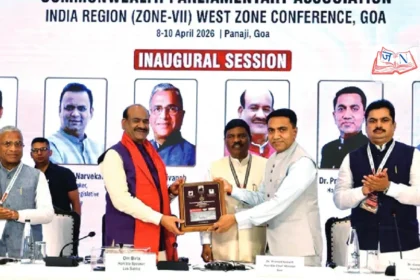 Om Birla statement, Indian democracy lawmakers, rise above politics India, Viksit Bharat 2047