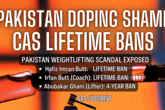पाकिस्तान वेटलिफ्टिंग में डोपिंग घोटाला बेनकाब