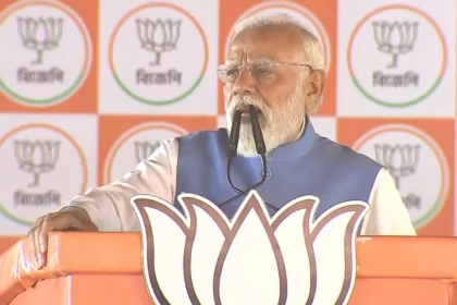 pm-modi-bengal-rally-tmc-attack-7th-pay-commission-tribal-housing-election-2026