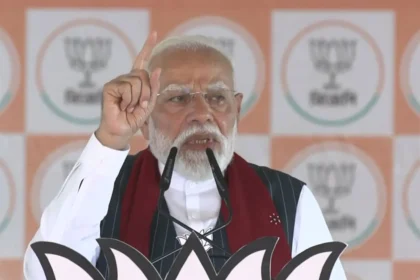 pm-modi-purulia-rally-tmc-syndicate-adivasi-land-jungle-raj-west-bengal-election-2026