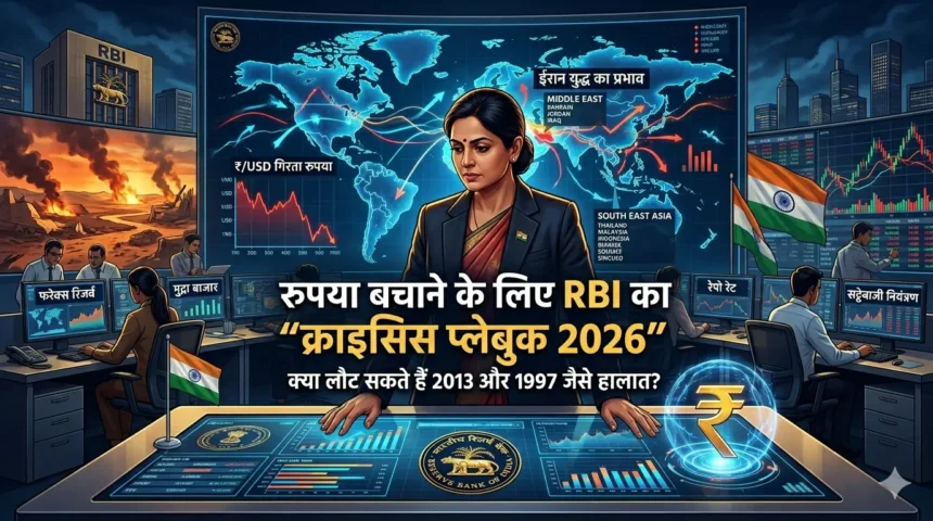 रुपया बचाने के लिए RBI का 'क्राइसिस प्लेबुक 2026'