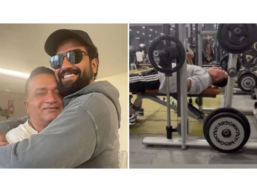 sham-kaushal-fitness-70-gym-video-vicky-kaushal-father