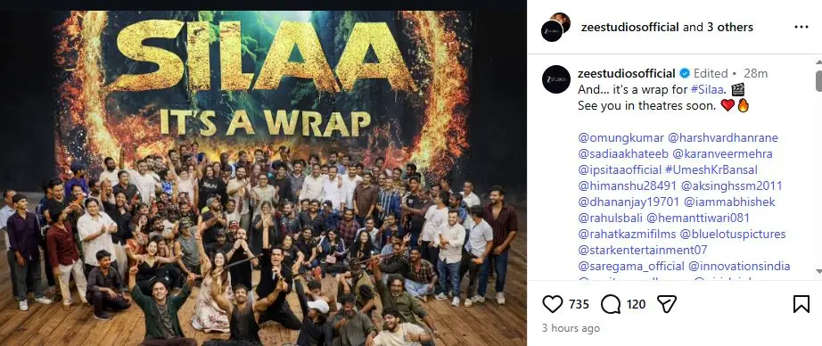 silaa-movie-wrap-harshvardhan-rane-sadia-khateeb-2026