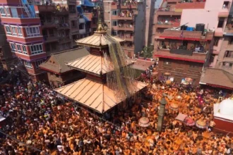 sindoor-jatra-nepal-new-year-2081-madhyapur-thimi-bhaktapur-festival