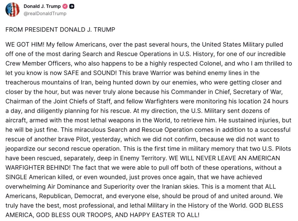 us-pilot-rescue-iran-trump-confirmation-f15e-mission