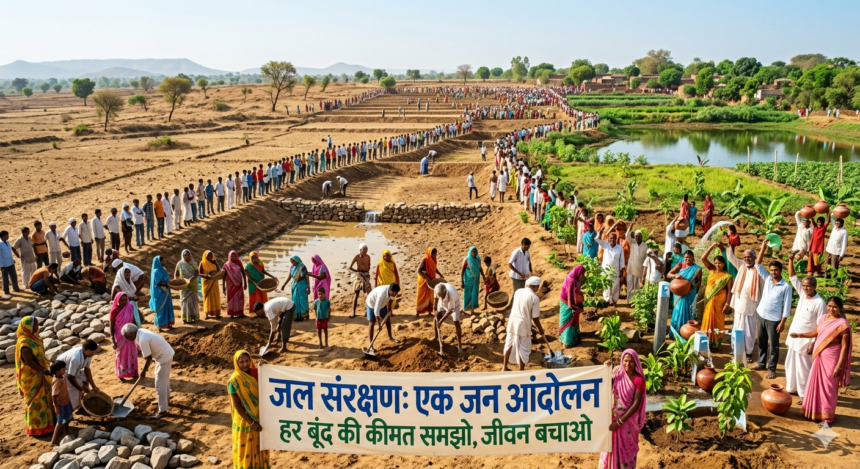 जल संरक्षण को जन आंदोलन बनाने की अपील