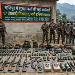मणिपुर में सुरक्षा बलों की बड़ी कार्रवाई: 17 उग्रवादी गिरफ्तार